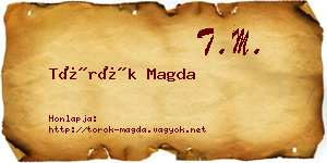 Török Magda névjegykártya