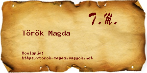 Török Magda névjegykártya